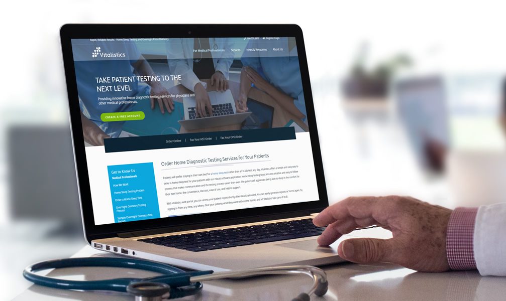 patient testing-s Professional Services Messaging and Marketing Materials Design