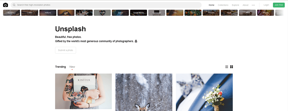 unsplash free images and videos